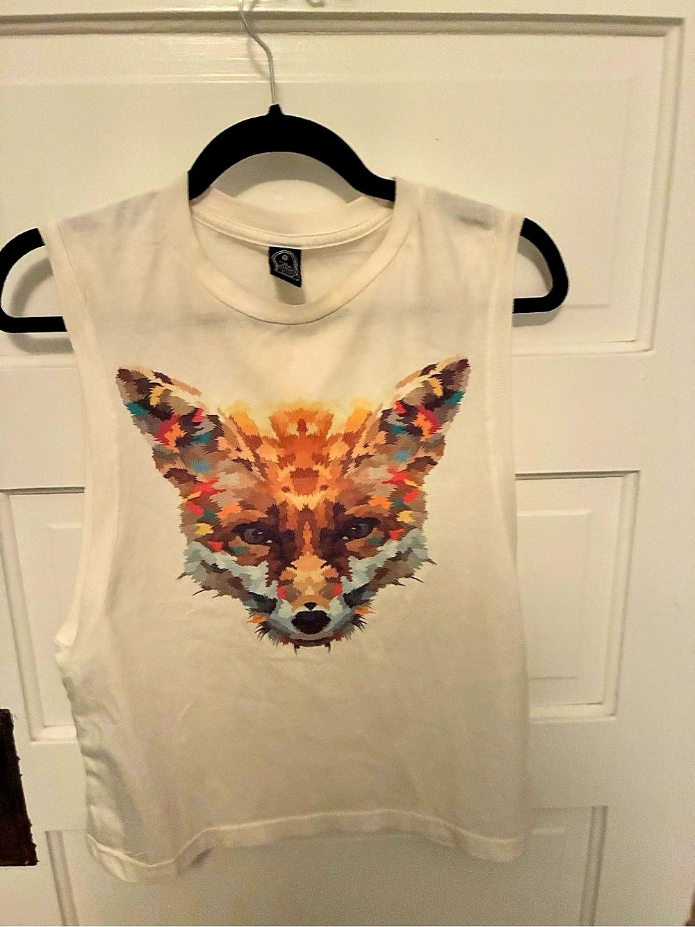 The Marine Fox Graphic Tank Top in Cream